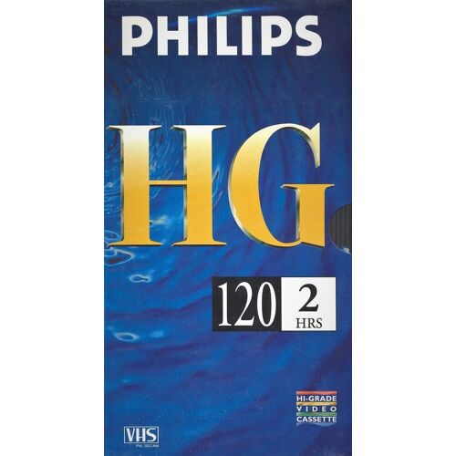 CASSETTE VHS VIERGE PHILIPS HG 120 MINUTES 2 HEURES