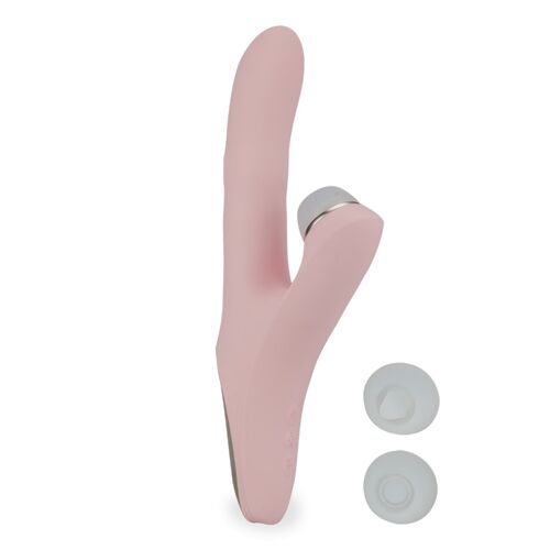 Vibromasseur Rabbit Rotatif Et 3 Becs Stimulants Absolute