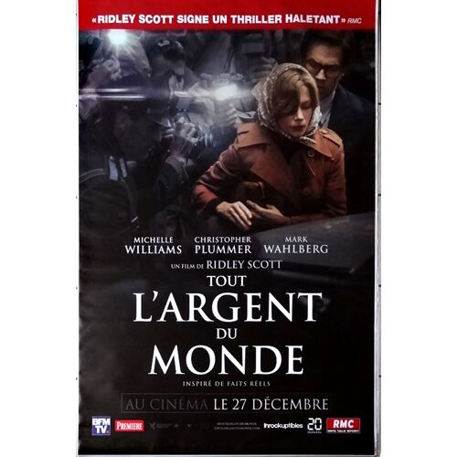 Tout L'argent Du Monde : Affiche Cinéma Grand Format 120x175 Cm