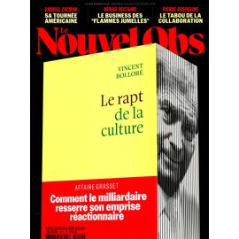 Le Nouvel Obs 3214 : Vincent Bolloré, Le Rapt De La Culture