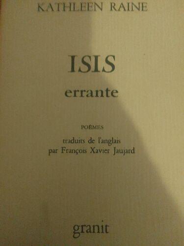 Isis Errante - Poèmes