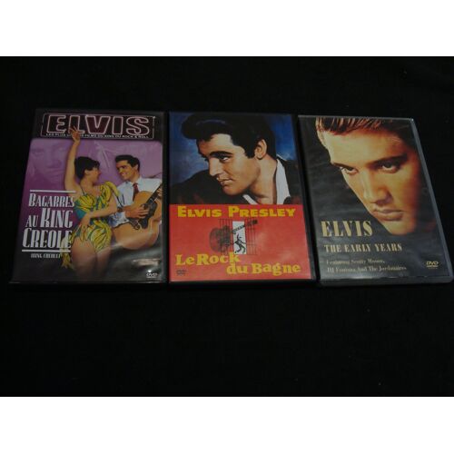 Elvis Presley : Lot De 3 Dvd 2 Film + Un Concert