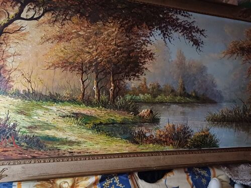 Tableau Signer Dufflot Dimensions 130x 79 Cm Bois