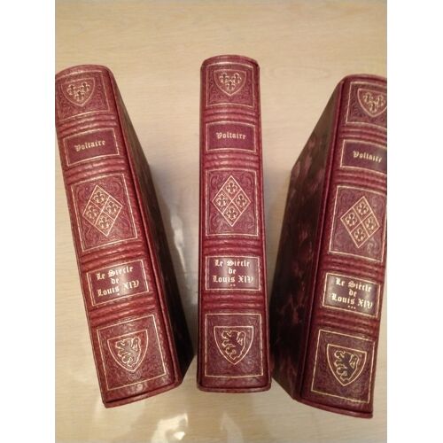 Voltaire Le Siecle De Louis Xiv En 3 Volumes D Art