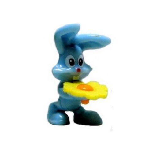 Figurine Lapin Avec Une Fleur - Série Lapins Et Poussins (Kinder 2017)