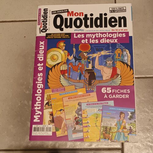 Mon Quotidien N° 89 Mythologie Et Dieux