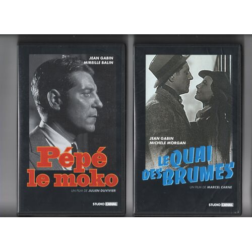 Lot De 2 Vhs , Pépé Le Moko +Le Quai Des Brumes