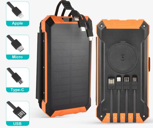 Batterie Externe Solaire 26800mah ¿ Charge Rapide 22,5w