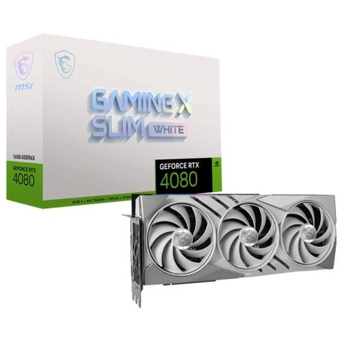 RTX 4080 MSI Gaming X Slim White 16Go GPU Carte Graphique