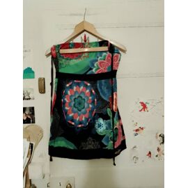 Robe Sans Bretelles Multicolore 36 S Desigual.