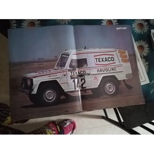 Poster Mercedes 280 Ge Ickx,Brasseur Dakar 1983