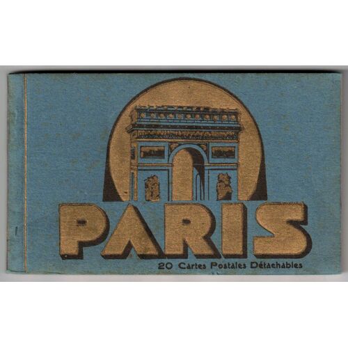 Paris (Vers 1930 ?) Carnet Complet De 20 Cartes Postales Détachables
