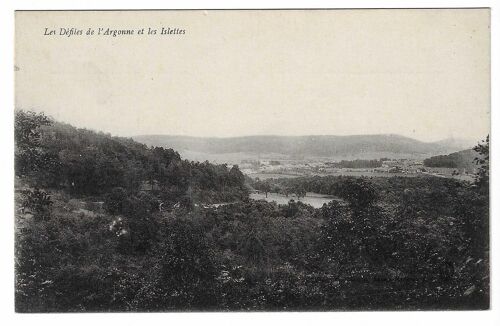 Carte Postale Les Défiles De L'Argonne Et Les Islettes