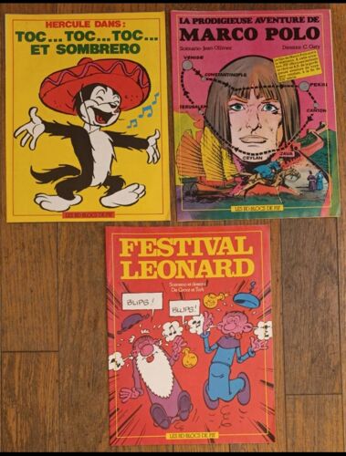 Lot De 3 Anciennes Bd - Les Minis Blocs Pif - Vintage