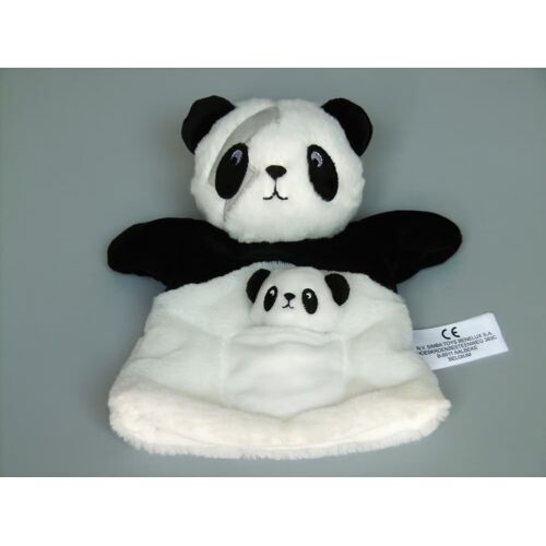Doudou panda Simba Toys marionnette noir blanc poche bébé