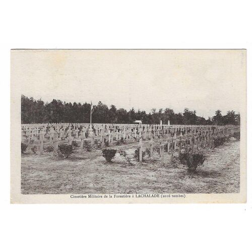 Carte Postale Cimetière Militaire De La Forestière À Lachalade , 2016 Tombes