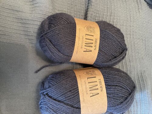 Pelotes De Laine Drops Lima Coloris Camaïeu Bleu