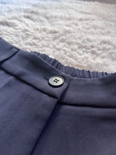 Pantalon À Pinces Fluide - Taille Haute Coupe Droite ¿ S Long ¿ Neuf ¿ Bleu Roi