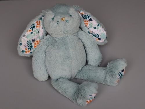 Doudou lapin Ostaria vert feuilles Les Minis