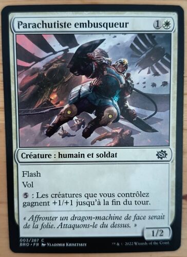Ambush Paratrooper // Parachutiste Embusqueur (La Guerre Fratricide)
