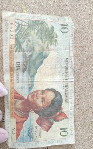 Billet De 10 Francs Des Départements D'Outre-Mer 1964