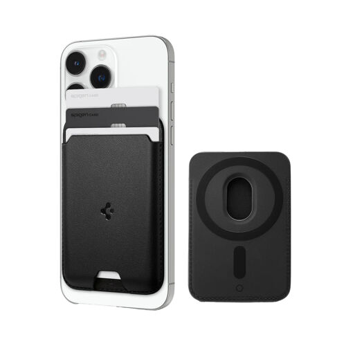 Spigen Porte-cartes avec MagSafe Valentinus pour iPhone 3 cartes Black