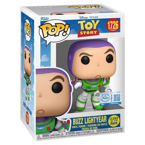Figurine Funko Pop - Toy Story [Disney] N°1726 - Buzz L'éclair - Glow In The Dark (91965)
