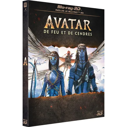 Avatar : De Feu Et De Cendres - Blu-Ray 3d + Blu-Ray 2d + Blu-Ray Bonus