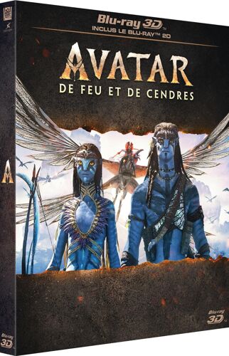 Avatar 3 : De Feu Et De Cendres - Blu-Ray 3d + Blu-Ray 2d + Blu-Ray Bonus