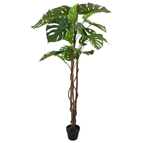 vidaXL Plante Monstera Artificielle Vert 94 x 18 x 170 cm