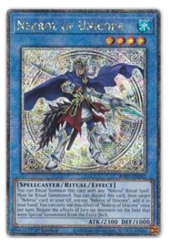 Yu Gi Oh Ra03 Fr262 Nékroz D'Unicore Quarter Century
