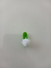 Chaussure Miniature pour Poupée (Style Pantoufle) - Vert Pomme