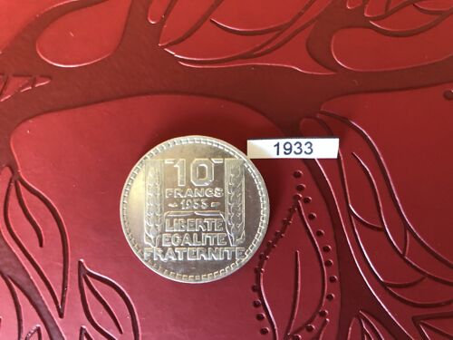 Pièce De 10 Francs Argent Turin 1933