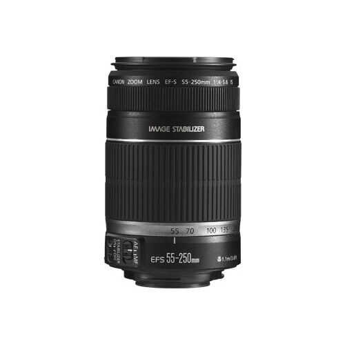 Canon EF-S 55-250mm f/4-5.6 IS SLR Téléobjectif Noir