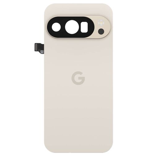 Cache Batterie Original Pour Google Pixel 10 Pro Avec Adhésif Préinstallé Google Blanc