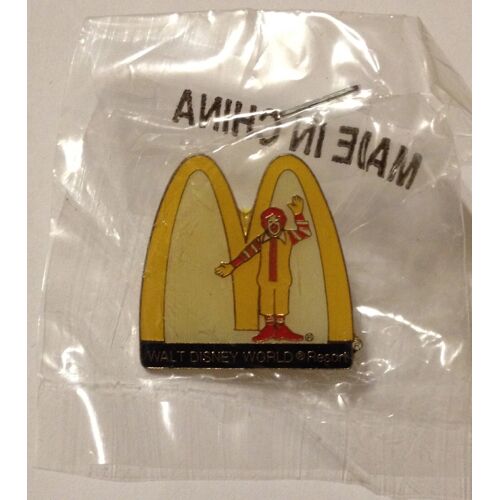 Pin'S Mc Donald'S - Walt Disney World Resort : Ronald - Signé Group Ii Inc (Usa)