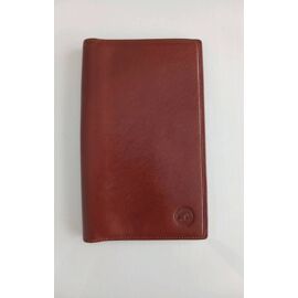 Portefeuille Compagnon "Elephant d'Or" - Cuir Véritable Marron