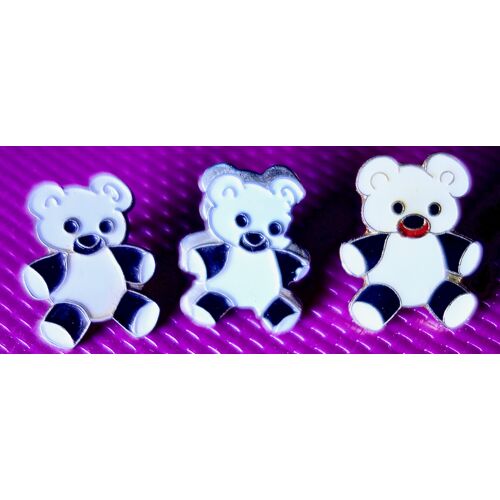 Pins Animal, Animaux, Ours, Oursons. 3 Pin'S Différents.