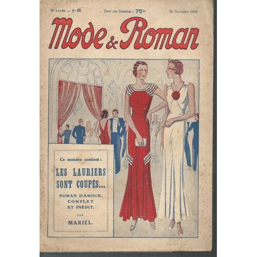 Mode & Roman N° 85. Les Lauriers Sont Coupés. Mariel.