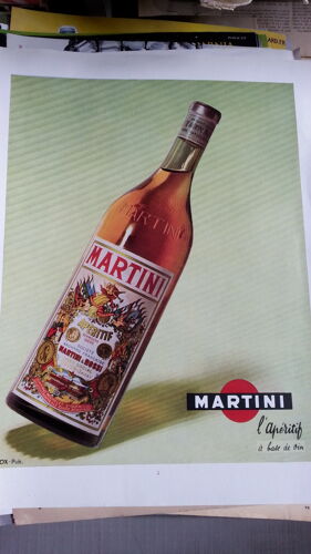 Ancienne Publicité Papier: Martini, Parue Dans La Presse En 1955