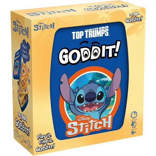 Goddit - Top Trumps Stitch - Jeu De Cartes - Winning Moves - 1 À 6 Joueurs - Dès 6 Ans