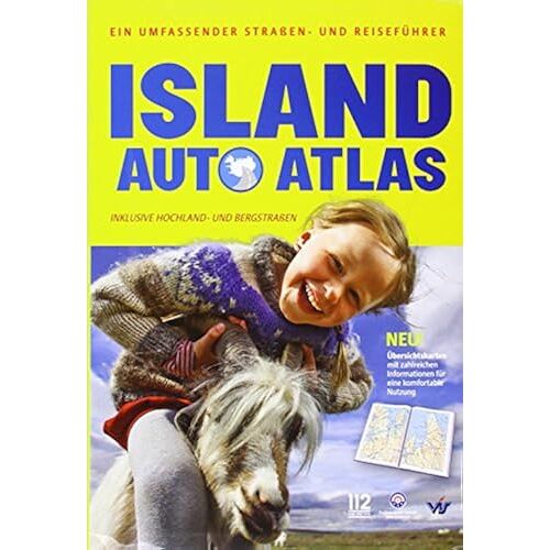 Island Auto Atlas & Reisefuehrer + Karte