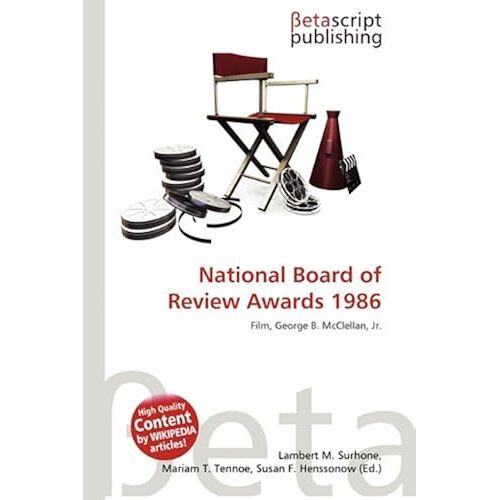 National Board Of Review Awards 1986