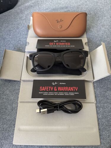 Ray-Ban Meta Wayfarer Rw4006 – Complètes – Excellent État