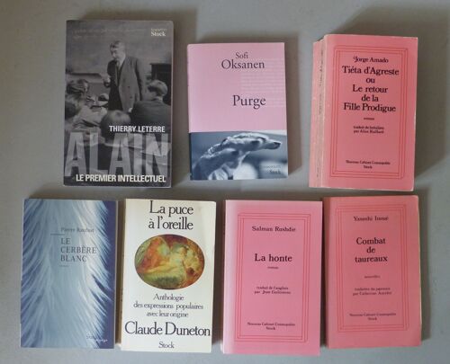 Éditions Stock (Lot Livres)