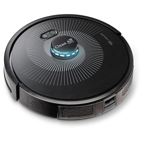 Clean Air Optima Robot aspirateur UV RVC-001B - Aspirateur et laveur 2en1 avec stérilisation UV-C contre les bactéries et allergènes