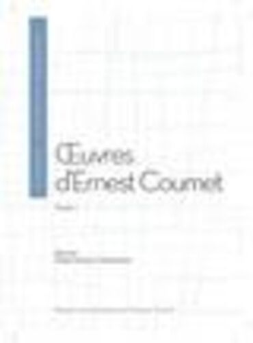 Oeuvres D'ernest Coumet - Tome 1