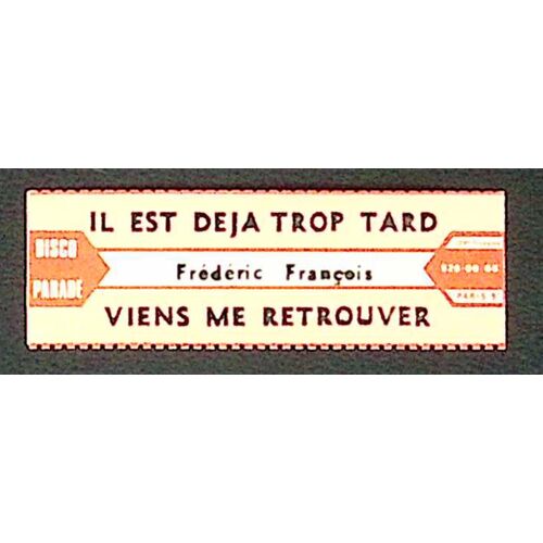 Etiquette De Juke Box - Frederic François