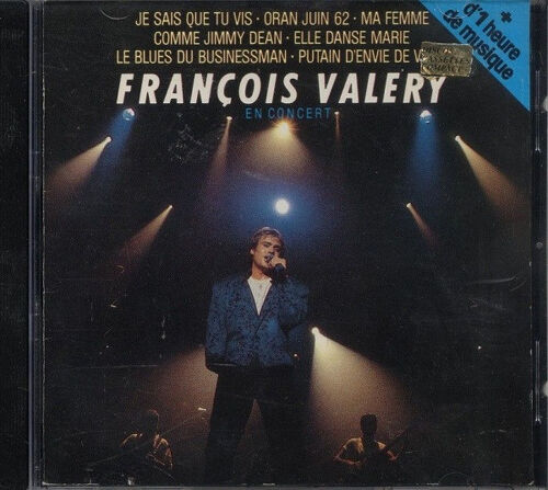 François Valéry En Public - 19 Titres Live - 1988 - Collector Rare