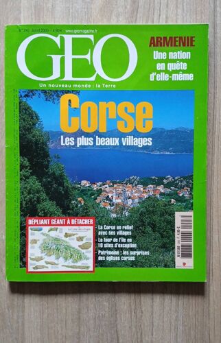 Magazine Geo, Corse , Numéro 293
